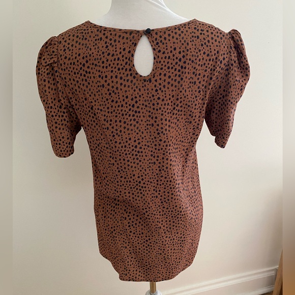 Emerson Fry Ava Blouse Vintage Cheetah Print - Medium - Picture 3 of 7